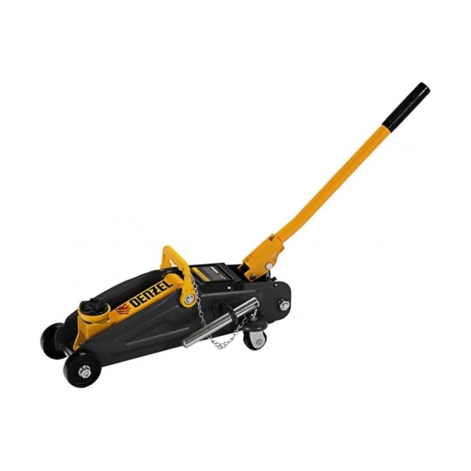 Домкрат гидравлический подкатной DENZEL 2 т, 135-385 мм 10747332