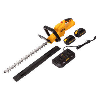 Кусторез аккумуляторный DENZEL RBC510-36, Li-ion, 36 В, 4 Ач, нож 510 мм, поворотная ручка