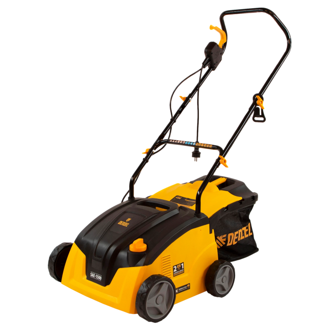 Скарификатор-аэратор электрический DENZEL SAE-1500, 1500 Вт, -11/+5 см, 32 cм 10535431